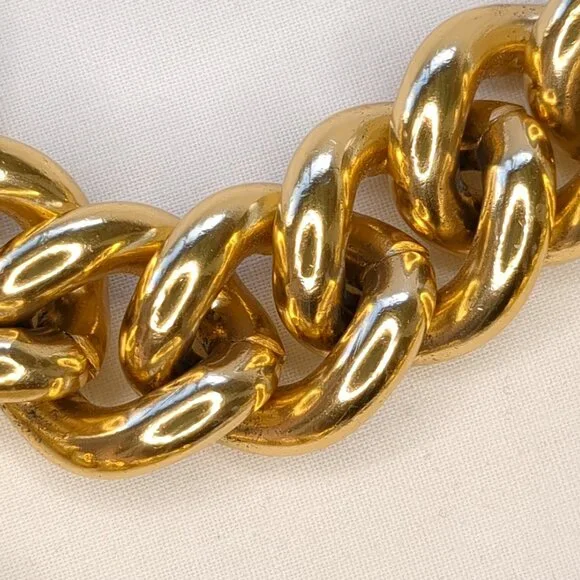 Erwin Pearl Vintage Chunky Gold-Plated Choker - Picture 6 of 12